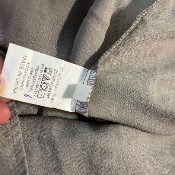 Men's Lace Up Shirt - Loose Fit - Size M - Cotton Linen - Picture 8 of 8